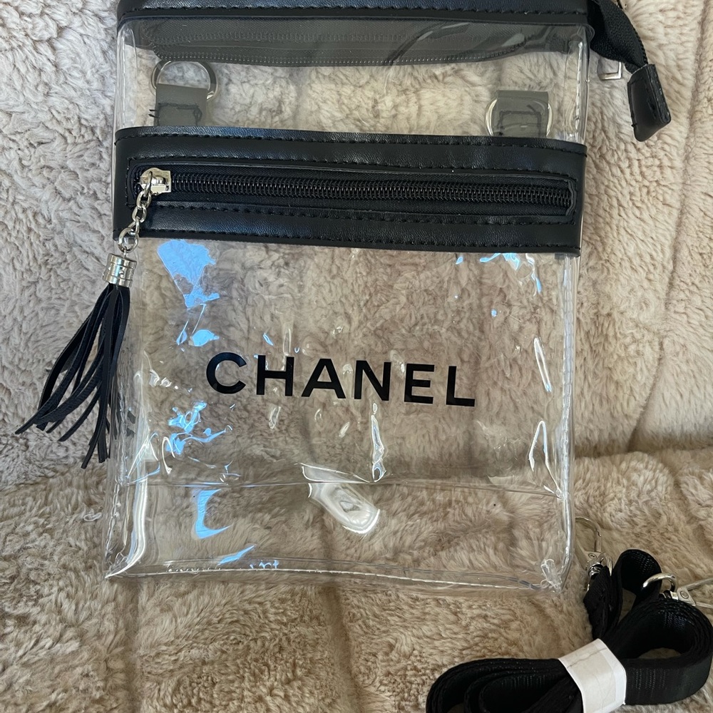 Designer clear stadium bag